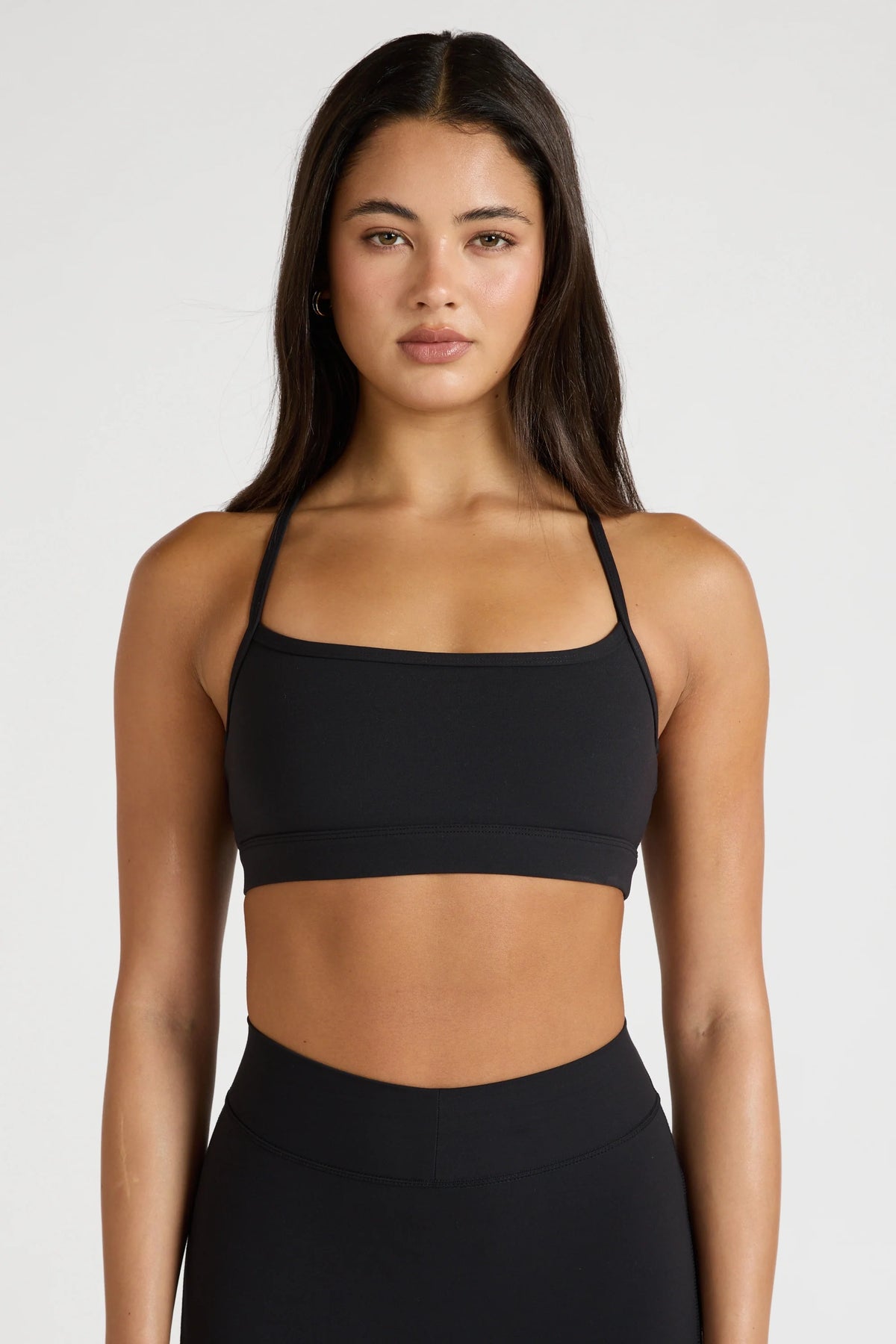 Image of Activewear. Product name - EcoSculpt Y-Back Sports Bra in Black colour by brand - All Fenix