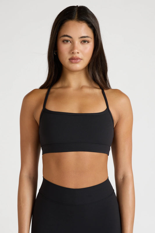 Image of Activewear. Product name - EcoSculpt Y-Back Sports Bra in Black colour by brand - All Fenix