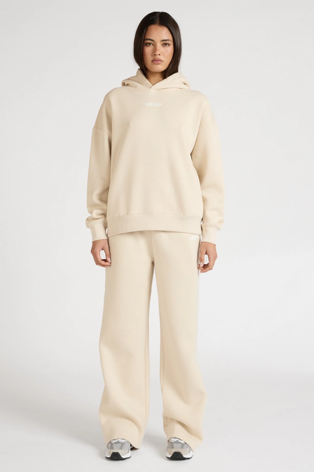 Wide Leg Track Pant (Clay)