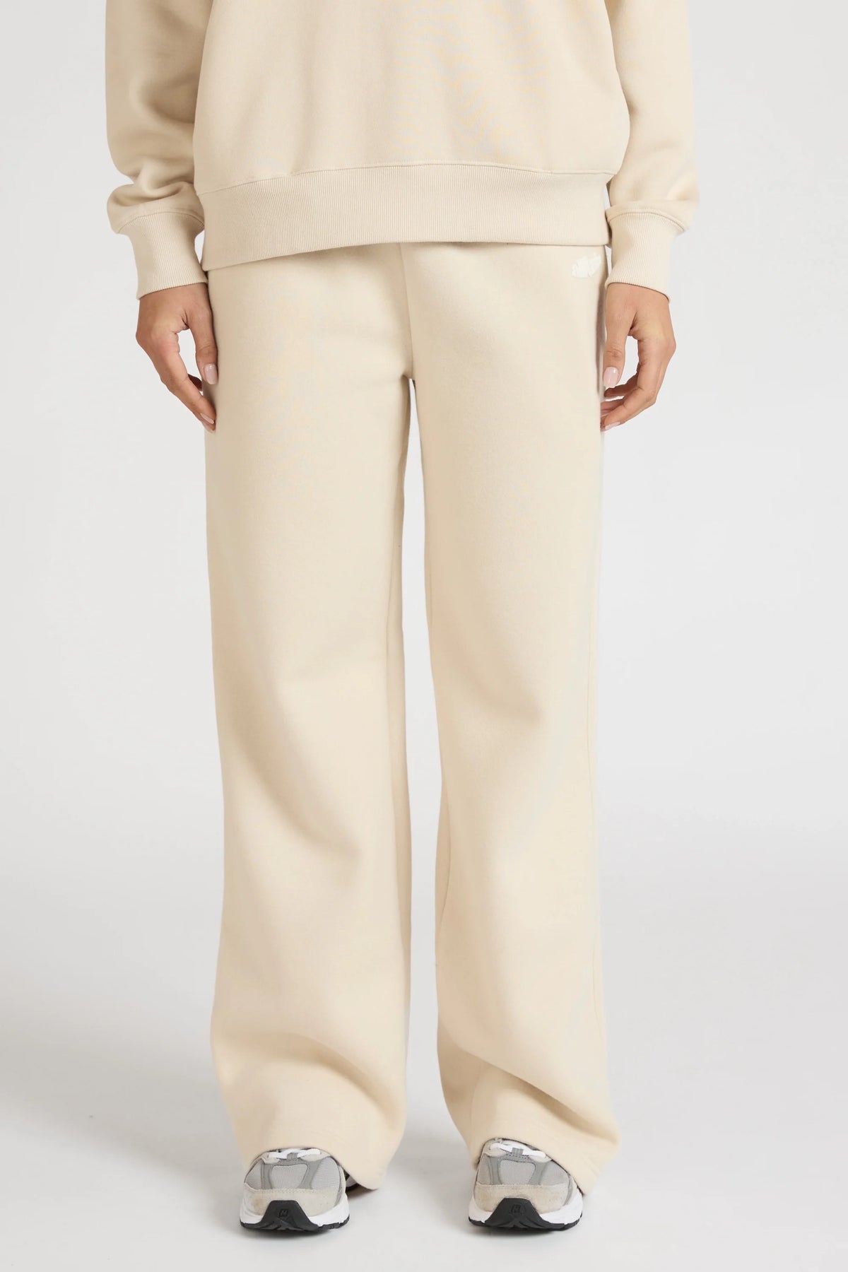 Image of Activewear. Product name - Wide Leg Track Pant in Clay colour by brand - All Fenix