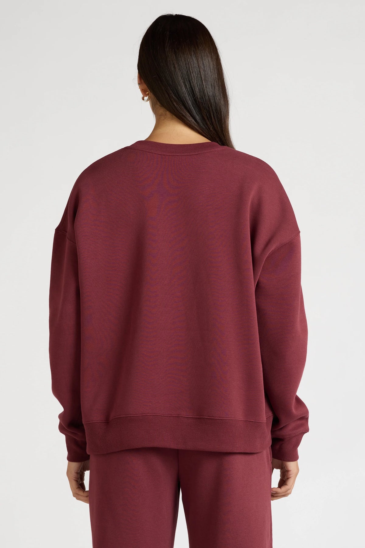 Pilates Series Crew Jumper (Burgundy)