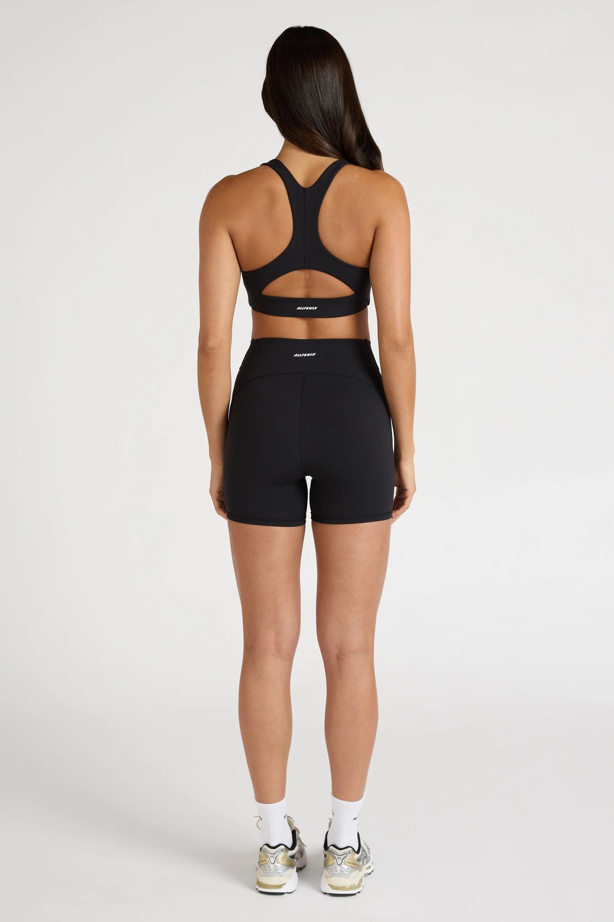 EcoSculpt Racer Sports Bra (Black)