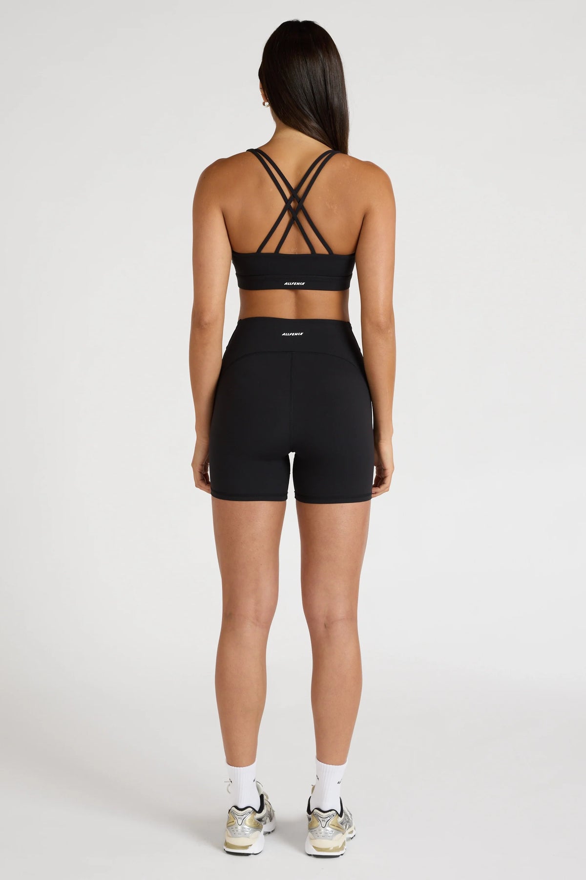 EcoSculpt Cross Back Sports Bra (Black)