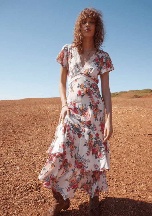 Image of Dresses. Productname: Auguste The Label Allison Midi Dress in Floral print colour by brand - Auguste The Label