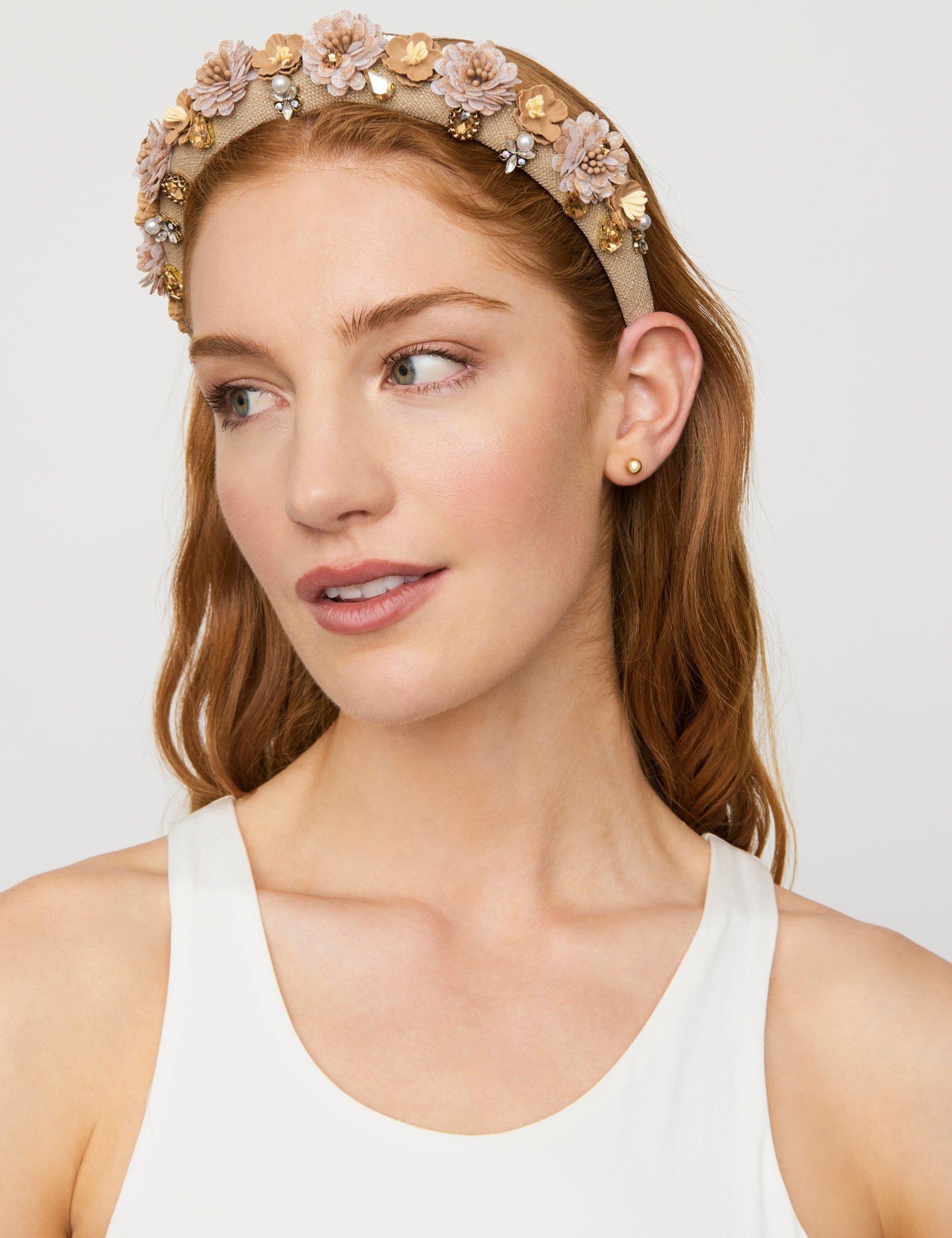 Image of Hair Accessories. Productname: Colette Seaside Daisy Padded Headband in Print colour by brand - Colette