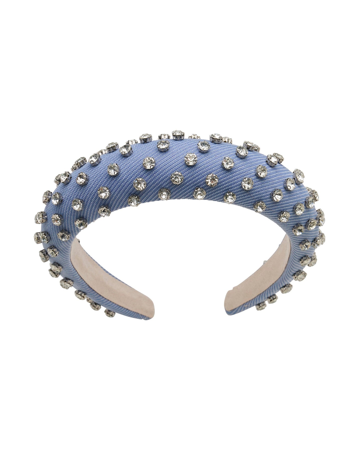 GROUP48 Pale Blue All Over Stone Padded Headband (Print)