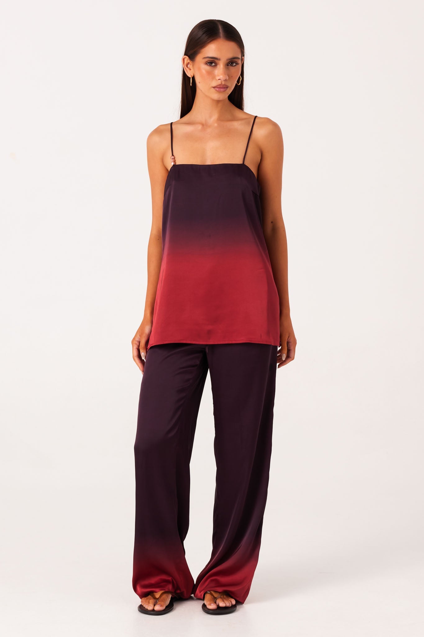 SNDYS AMAYA PANTS (Plum Ombre)