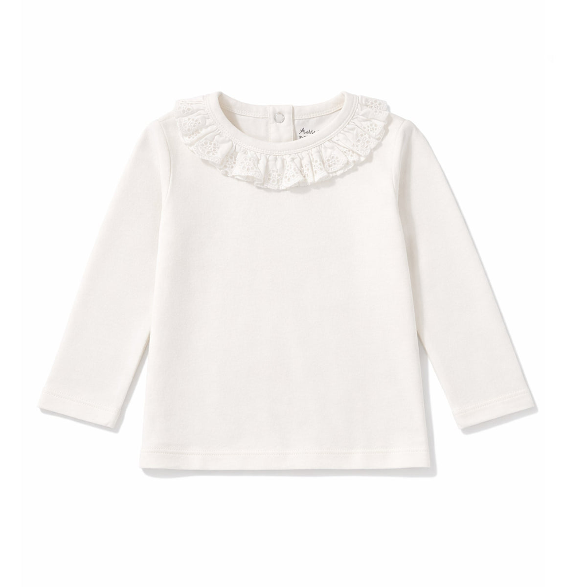 Coconut Ruffle Top