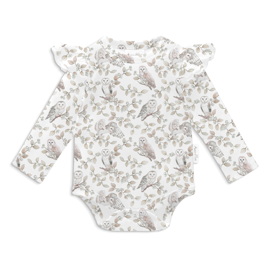 Barn Owl Flutter Onesie