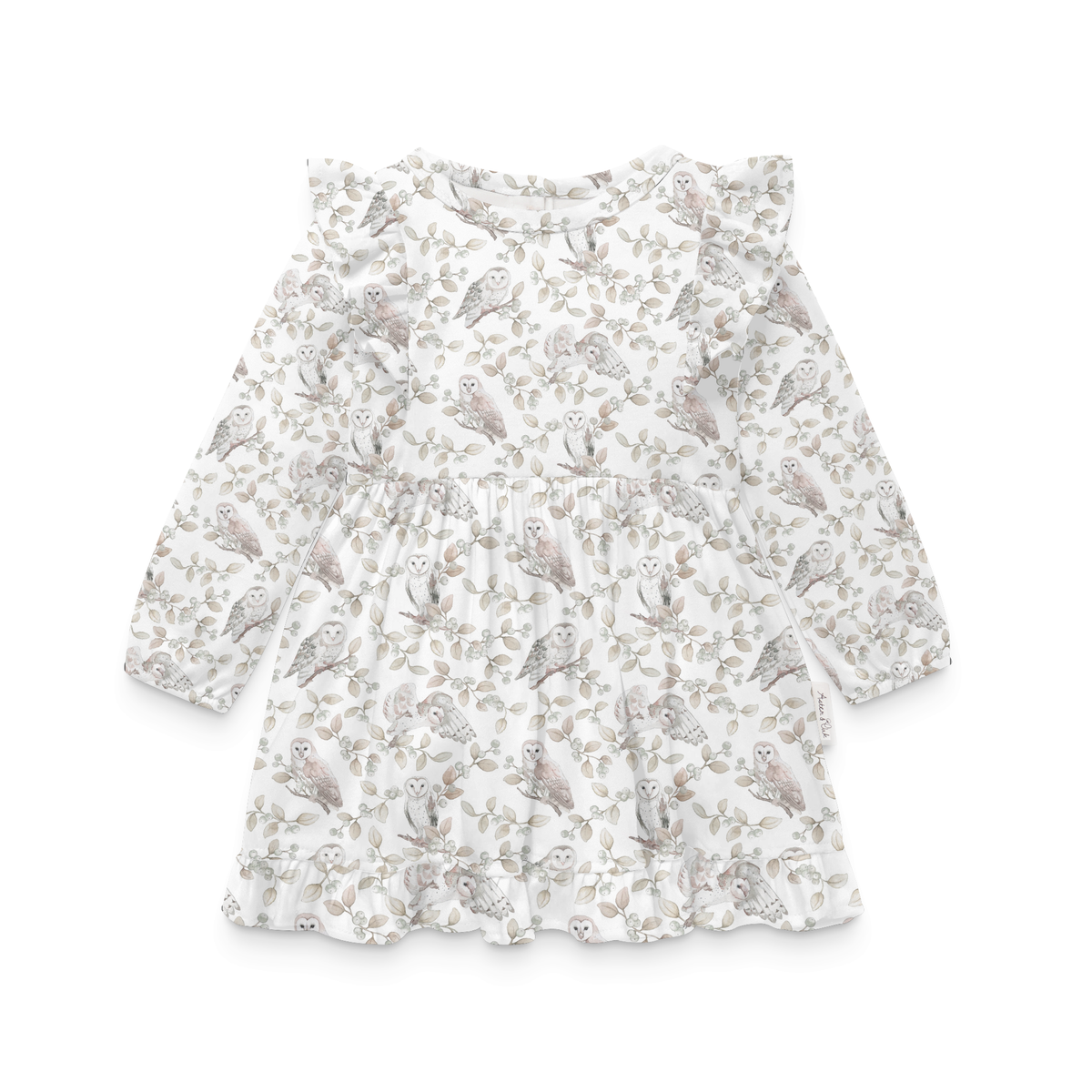 Barn Owl Ruffle Dress