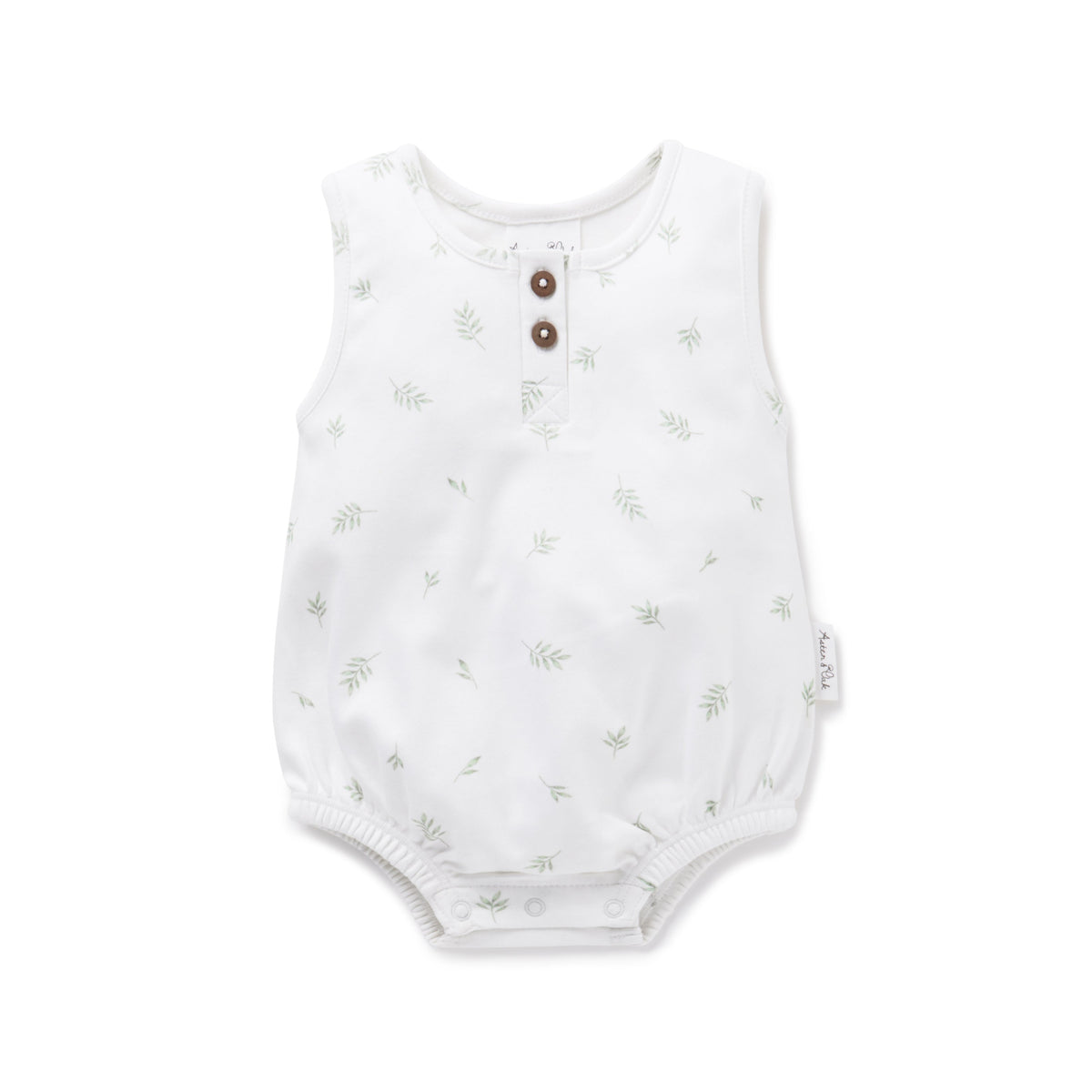 Little Leaf Bubble Romper