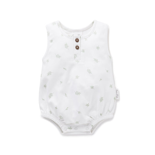 Little Leaf Bubble Romper