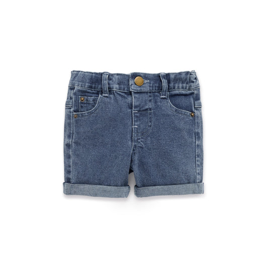 Dark Denim Shorts