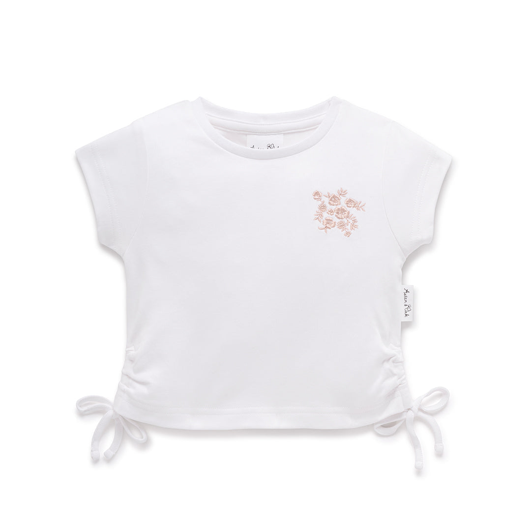 Eve Embroidered Tie Side Tee
