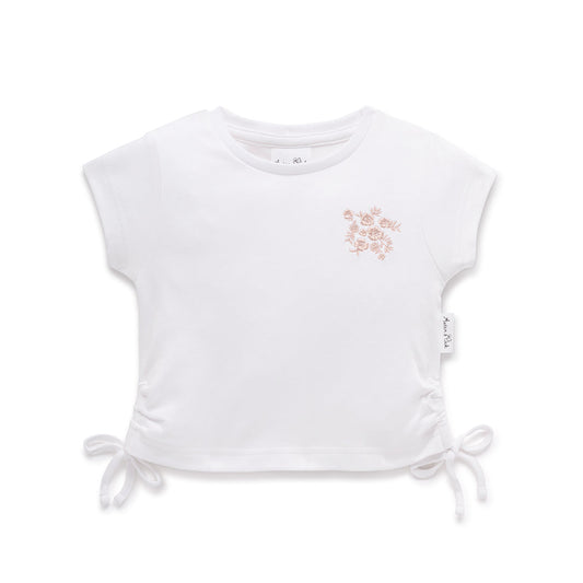 Eve Embroidered Tie Side Tee