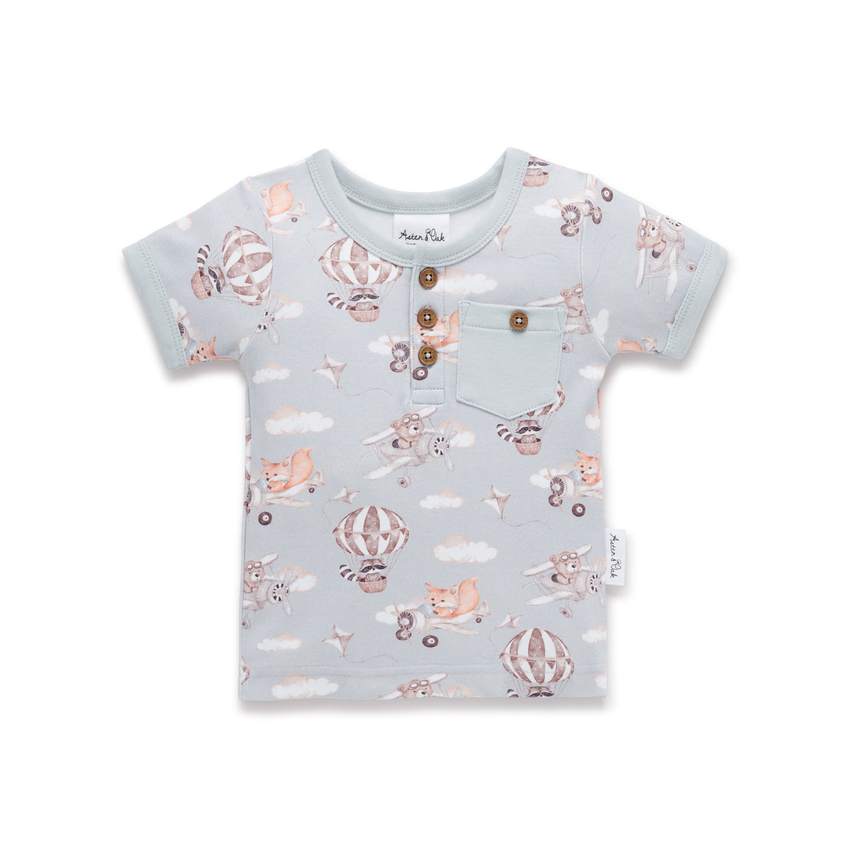 Flying Friends Henley Top