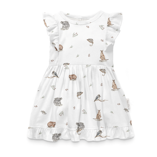 Native Animal Flare Dress