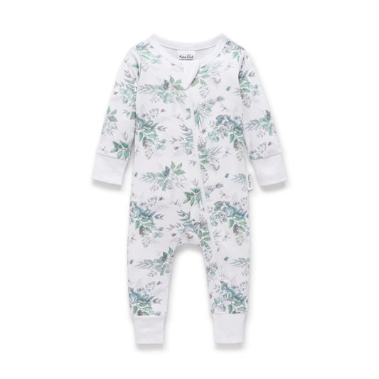 Snuggle Bug LS Zip Romper