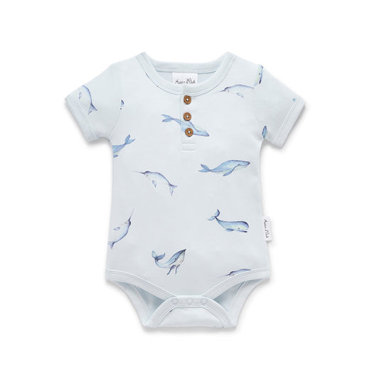 Under The Sea Henley Onesie
