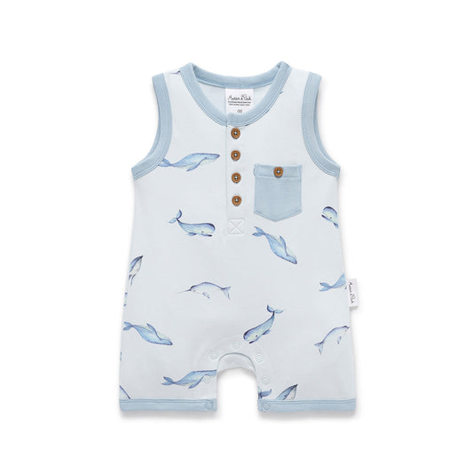 Under The Sea Henley Romper