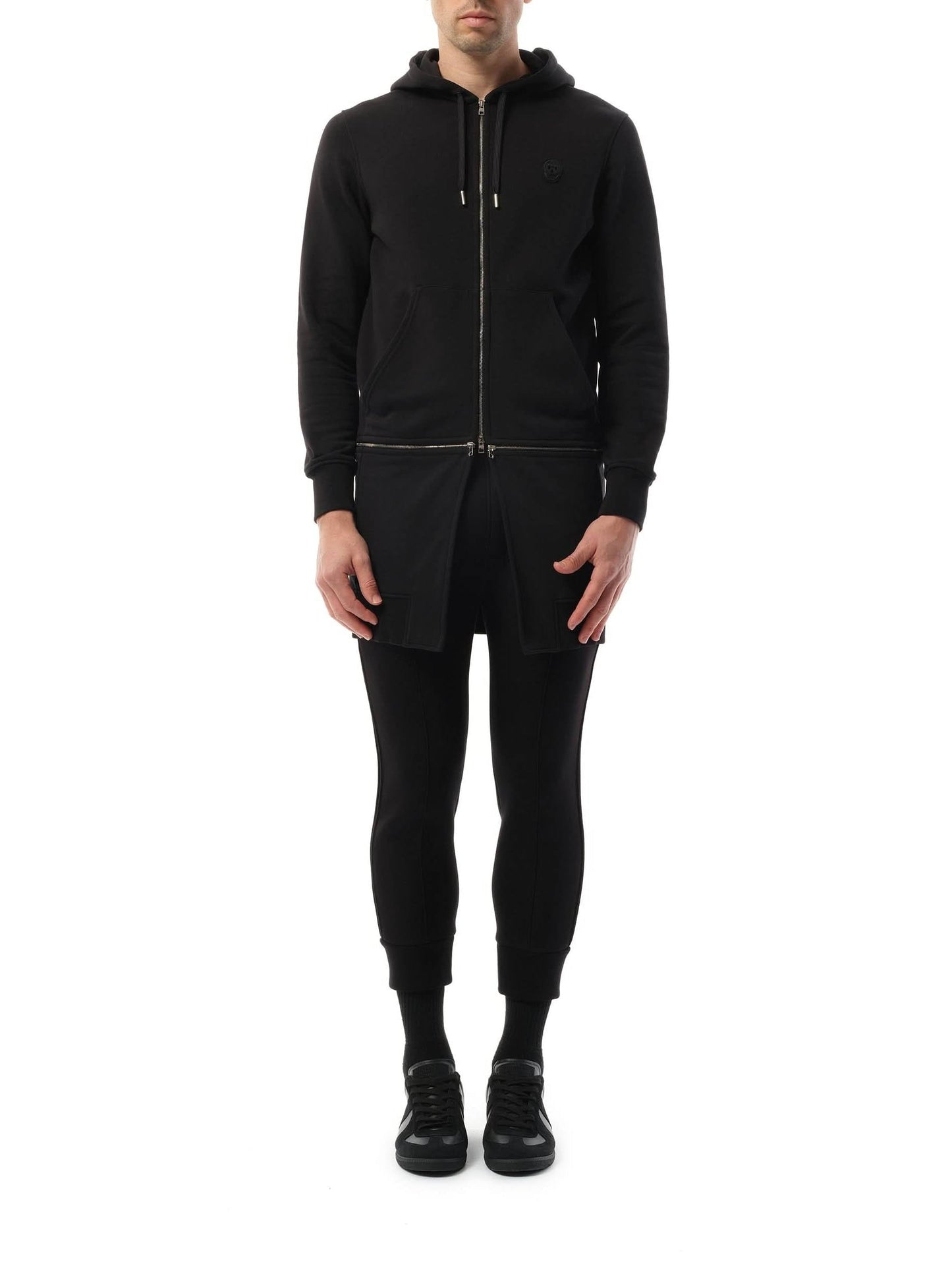 ALEXANDER MCQUEEN Zip Hoodie Black (Black)