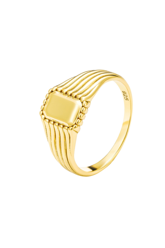 Image of Rings. Productname: Jewel Citizen | Ares Ring Gold in Gold colour by brand - Jewel Citizen