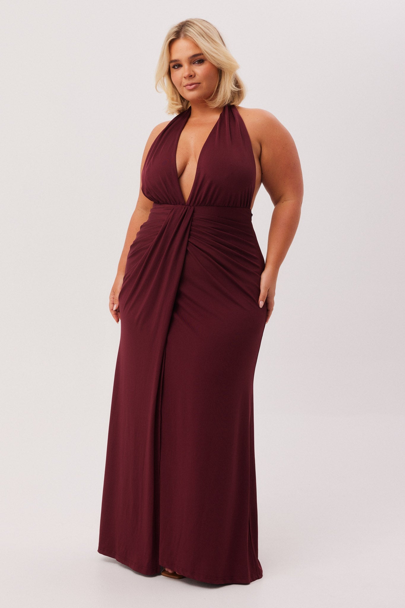 SNDYS ARIOS MAXI DRESS (Cabernet)