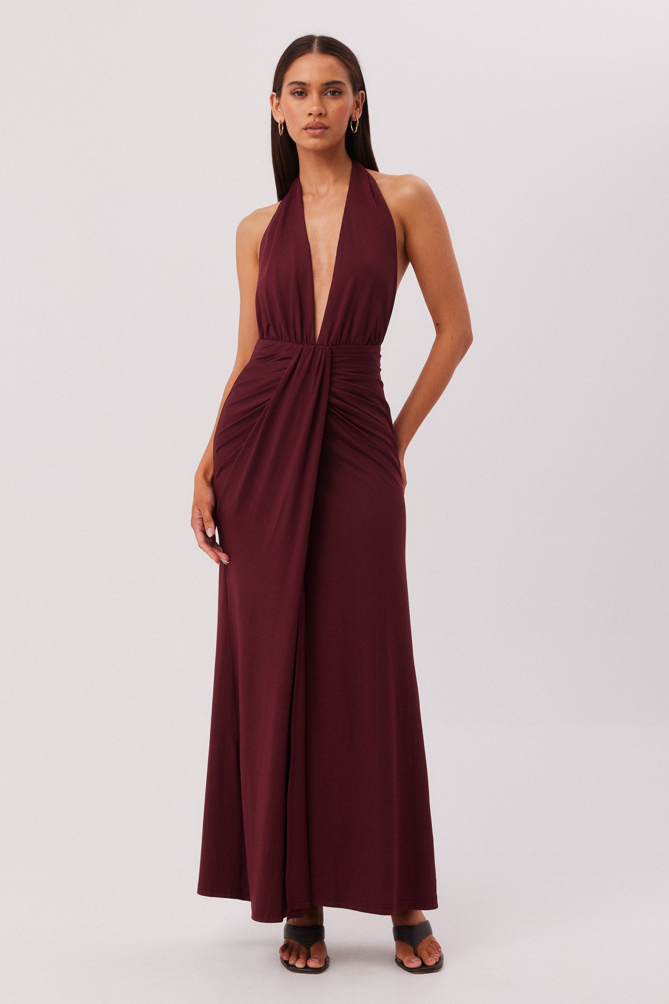 SNDYS ARIOS MAXI DRESS (Cabernet)