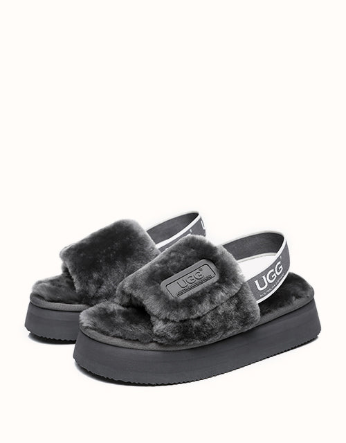 AUSTRALIAN SHEPHERD® Poppin Slippers (Dark Grey)