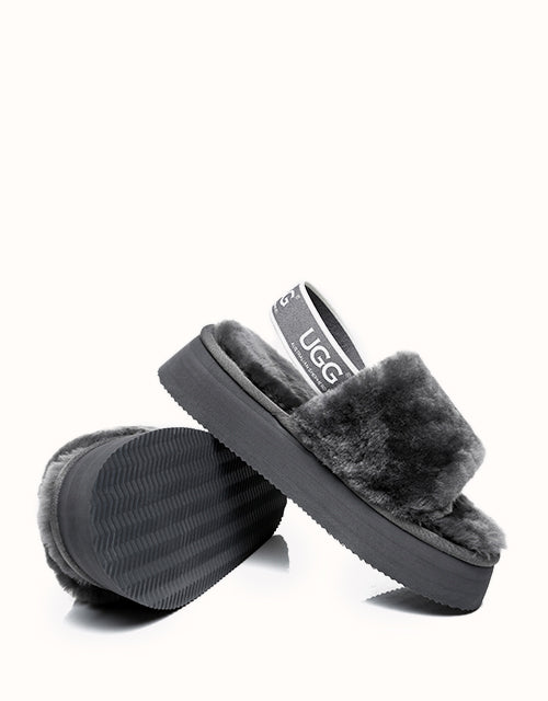 AUSTRALIAN SHEPHERD® Poppin Slippers (Dark Grey)