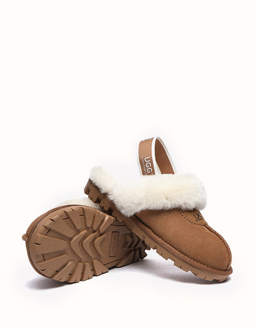 AUSTRALIAN SHEPHERD® Waffle Plus Slippers (Chestnut)