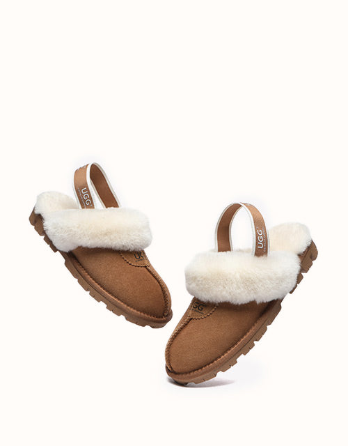 AUSTRALIAN SHEPHERD® Waffle Plus Slippers (Chestnut)