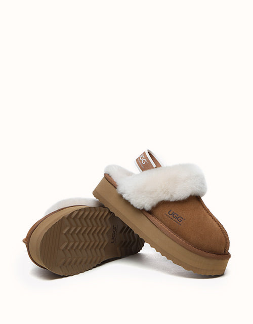 AUSTRALIAN SHEPHERD® Muffin Platform Slippers (Dawn Pink)