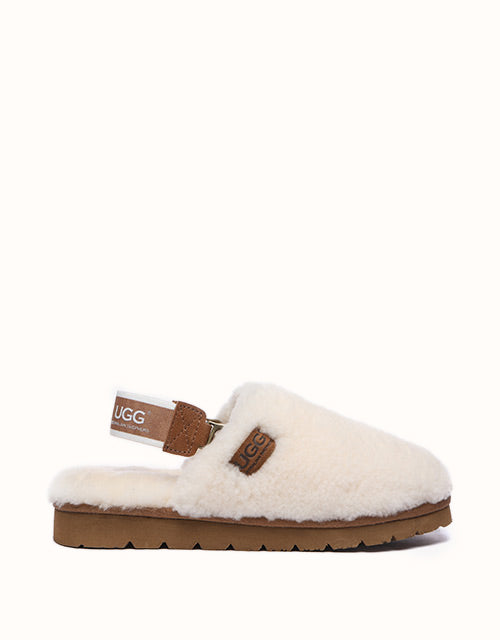 Image of Slippers. Product name - AUSTRALIAN SHEPHERD® Kamari Slippers in Beige colour by brand - Australian Shepherd