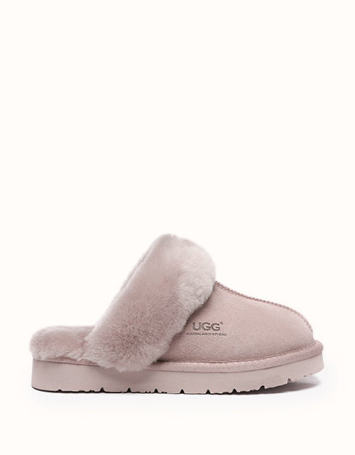Image of Slippers. Product name - AUSTRALIAN SHEPHERD® Muffin Slipper Special in Dawn Pink colour by brand - Australian Shepherd