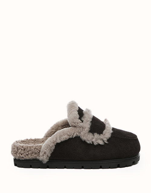 Image of Slippers. Product name - AUSTRALIAN SHEPHERD® Remi Slippers in Chestnut colour by brand - Ugg Australian Shepherd