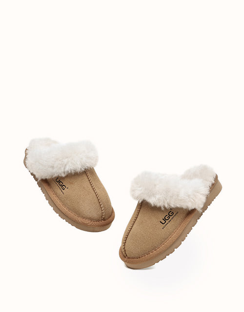 Ugg AUSTRALIAN SHEPHERD® Kids Muffin Slippers (Chestnut)