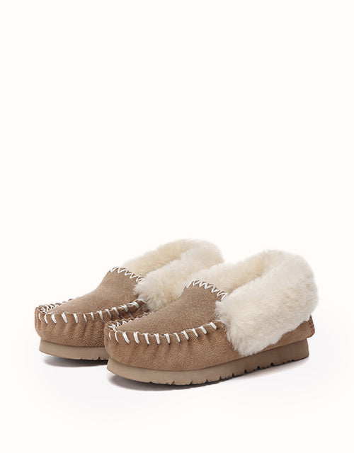 Ugg AUSTRALIAN SHEPHERD® Kids Popo Moccasins (Chestnut)