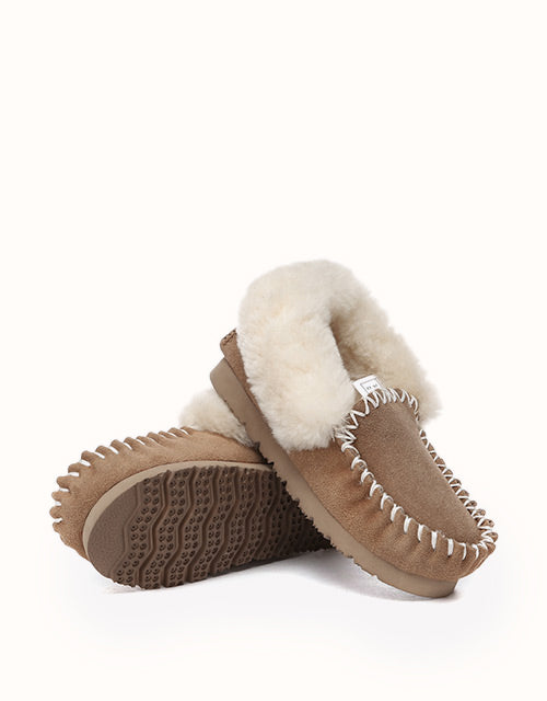 Ugg AUSTRALIAN SHEPHERD® Kids Popo Moccasins (Chestnut)