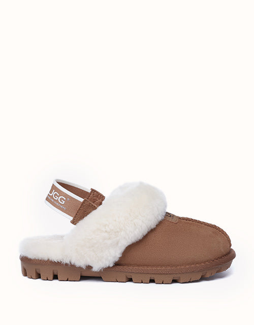 Image of Boots. Product name - AUSTRALIAN SHEPHERD® Suzie Band Slipper ll in Chestnut colour by brand - Ugg Australian Shepherd