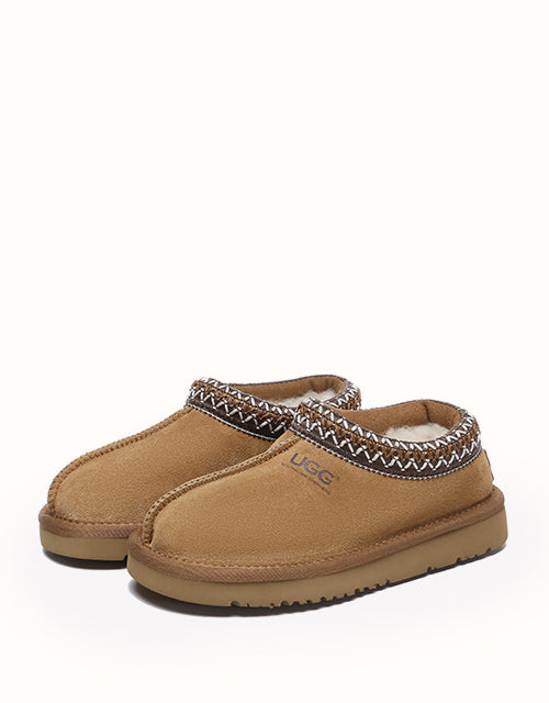 Ugg AUSTRALIAN SHEPHERD® Hippie Kids Slippers (Chestnut)