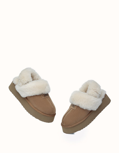 Ugg AUSTRALIAN SHEPHERD® Suzie Platform Slippers (Grey)