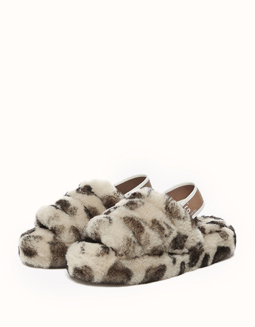 Ugg AUSTRALIAN SHEPHERD® Kids Puffy Slippers (Leopard)