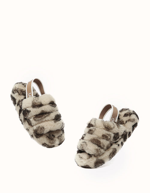 Ugg AUSTRALIAN SHEPHERD® Kids Puffy Slippers (Leopard)