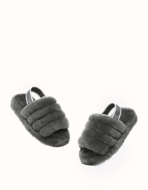 Ugg AUSTRALIAN SHEPHERD® Kids Puffy Slippers (Grey)