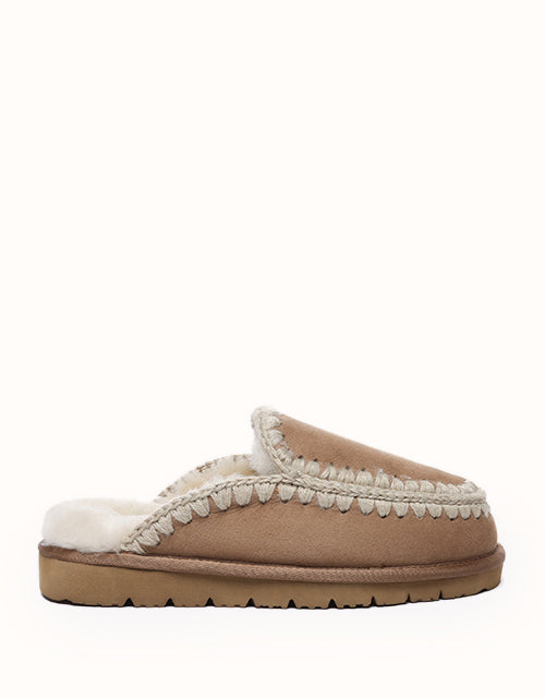 Image of Slippers. Product name - AUSTRALIAN SHEPHERD® Sophia Slippers in Chestnut colour by brand - Ugg Australian Shepherd