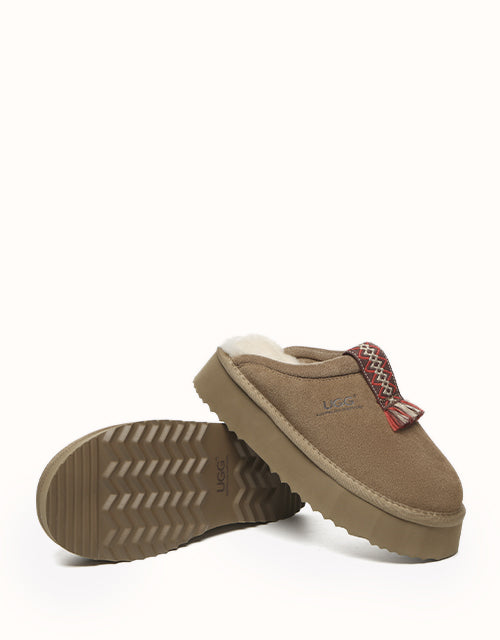 Ugg AUSTRALIAN SHEPHERD® Calla Slippers (Chestnut)