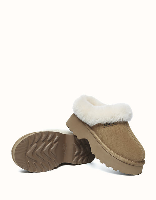 Ugg AUSTRALIAN SHEPHERD® Murray Platform Slippers (Chestnut)