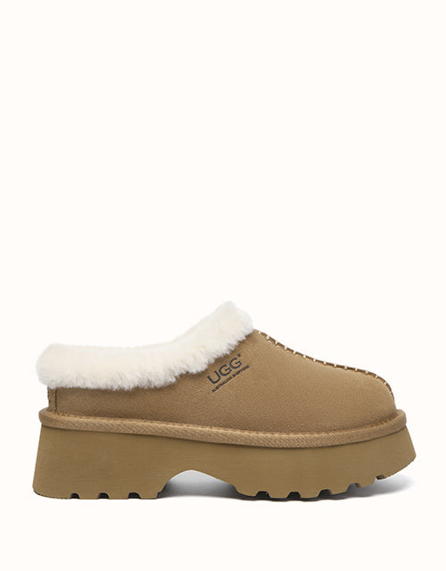 Image of Slippers. Product name - AUSTRALIAN SHEPHERD® Adrian Slippers in Chestnut colour by brand - Ugg Australian Shepherd