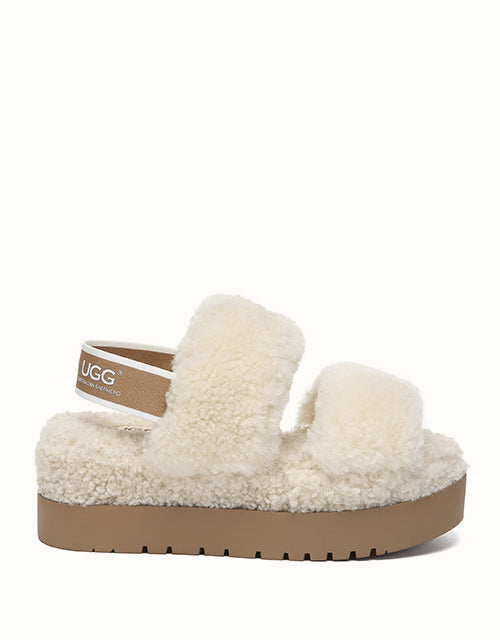 Image of Slippers. Product name - AUSTRALIAN SHEPHERD® Lyam Slippers in Cream colour by brand - Ugg Australian Shepherd